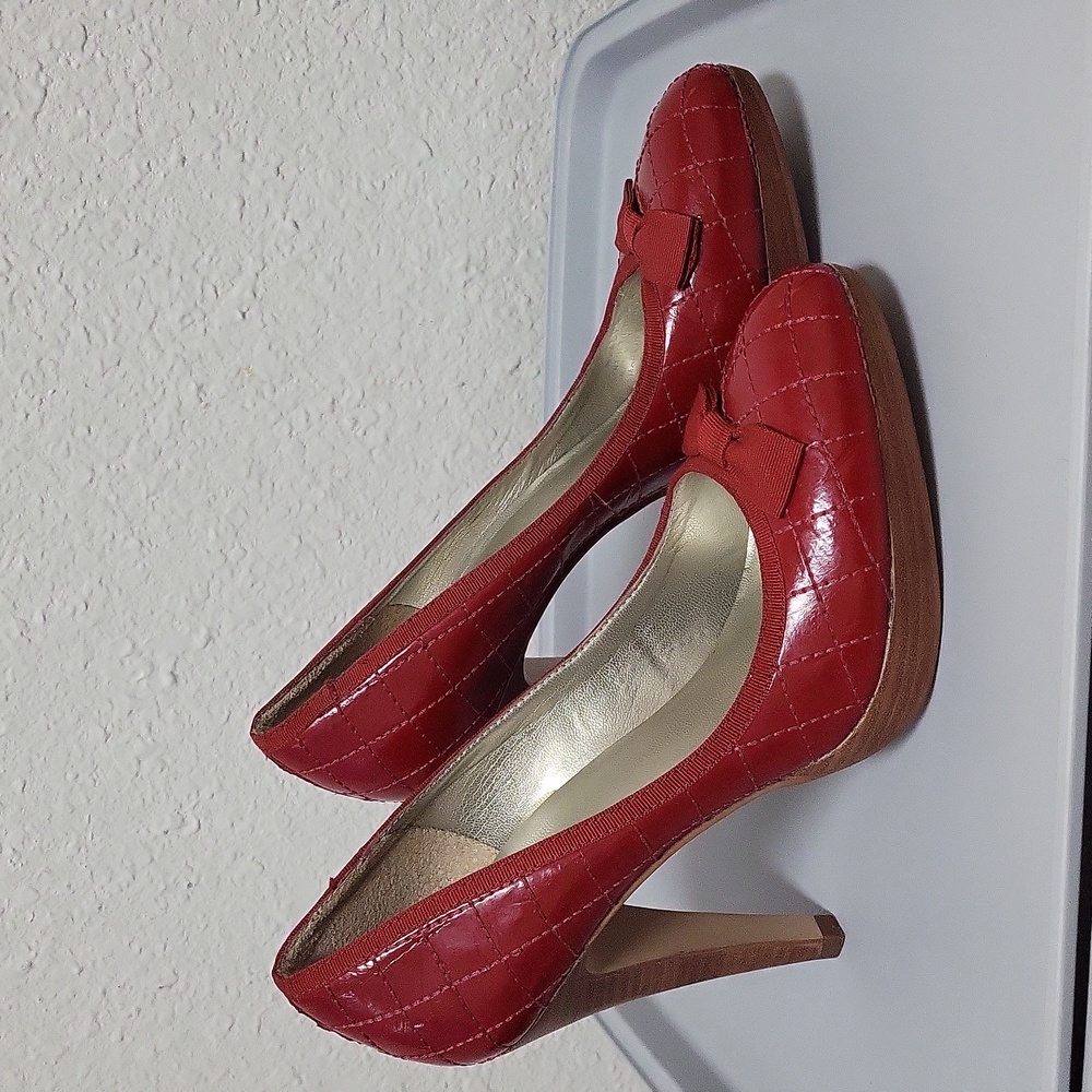 Nine West 4 1/2 inch Sexy Red Heel
